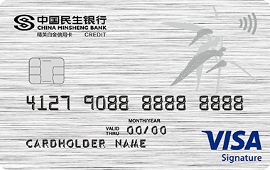 民生银行精英白金信用卡(VISA)