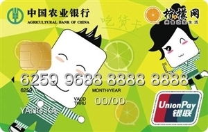 农业银行深圳柠檬信用卡(金卡)