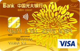 光大银行阳光信用卡 金卡(VISA)