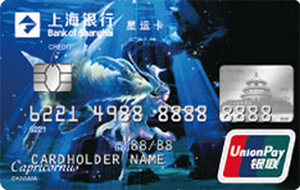 上海银行十二星座主题信用卡 银联-摩羯座  普卡