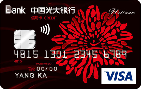 光大银行阳光信用卡 白金卡(VISA)