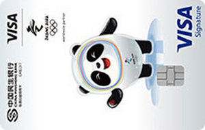 民生银行Visa北京2022年冬奥主题信用卡  白金卡